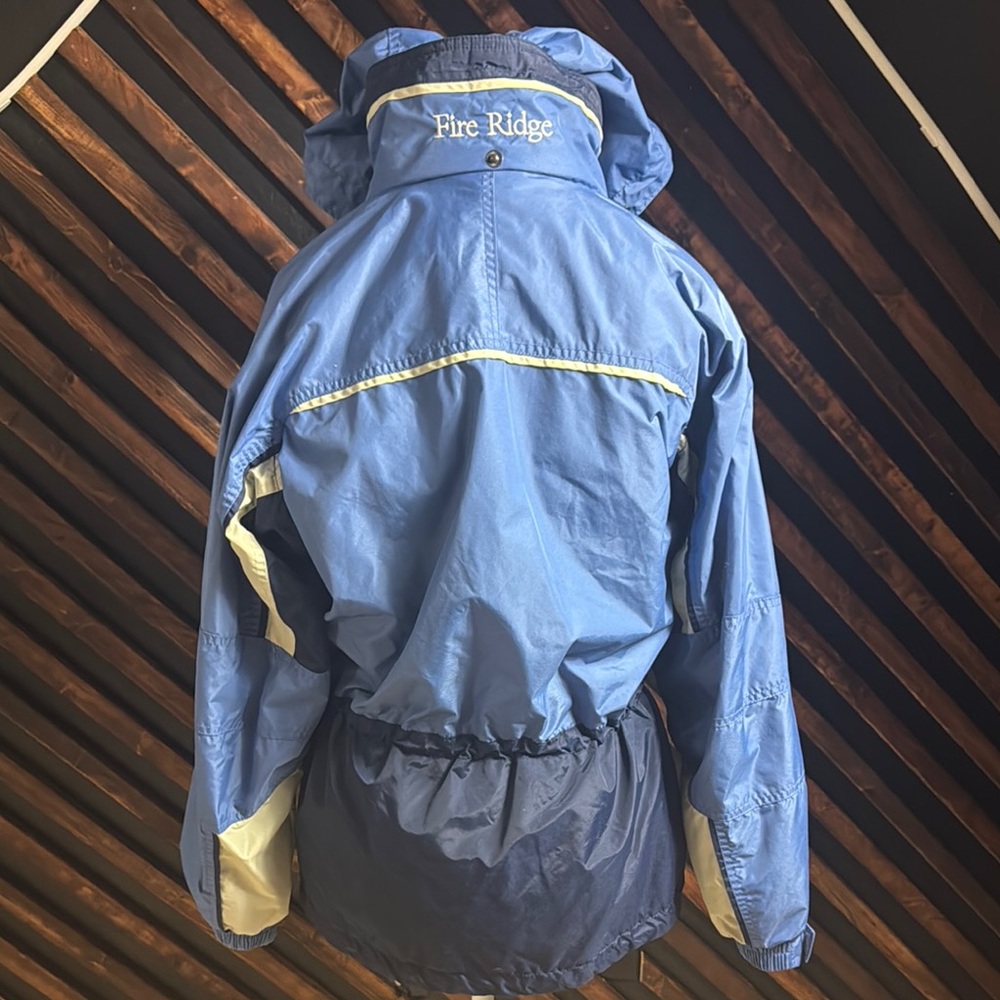 Columbia Fire Ridge Blue and Cream Jacket - Picture 3 of 7